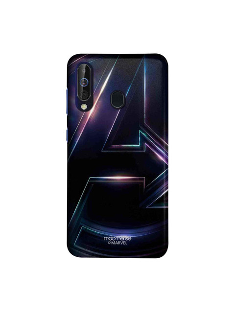 

macmerise Black & Blue Marvel Comics Infinity Logo Metallic Sublime Samsung Galaxy M40 Back Case