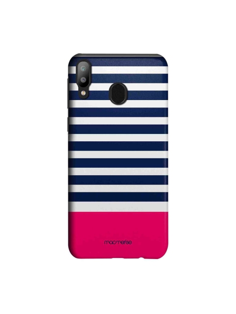 

macmerise White & Blue Simply Stripes Sublime Samsung Galaxy M20 Back Case