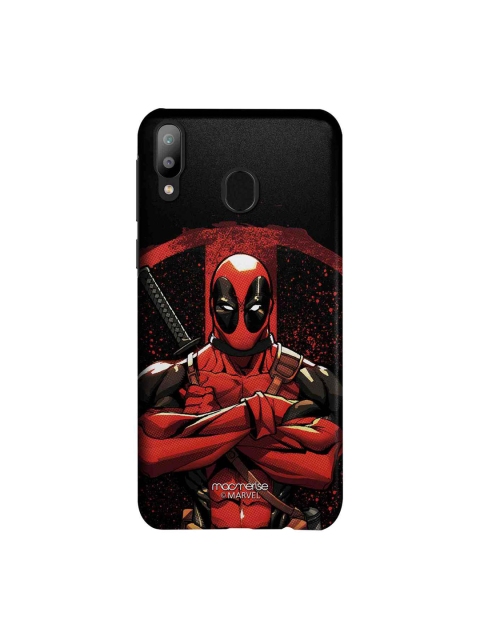 

macmerise Black & Red Marvel Comics Deadpool Stance Samsung Galaxy M20 Back Case
