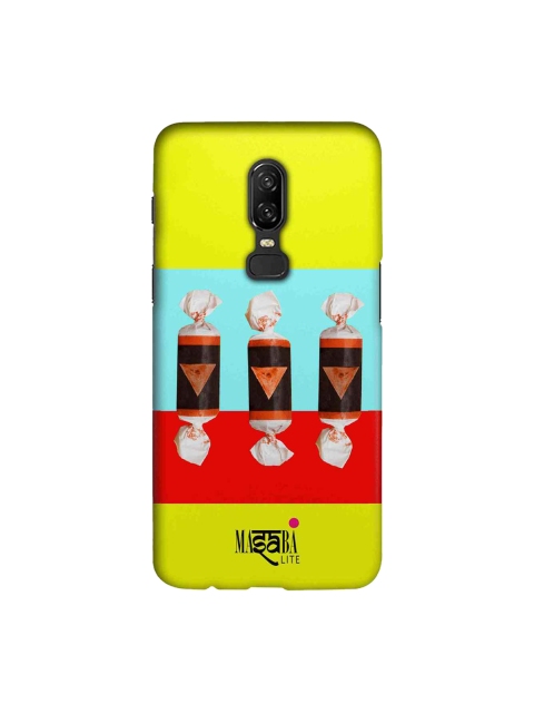 

macmerise Yellow & Blue Masaba Lite Masaba Cone Candy Sublime OnePlus 6 Back Cover