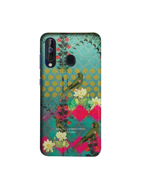 

macmerise Green & Pink India Circus Mitthu Miya Sublime Samsung Galaxy A60 Back Case