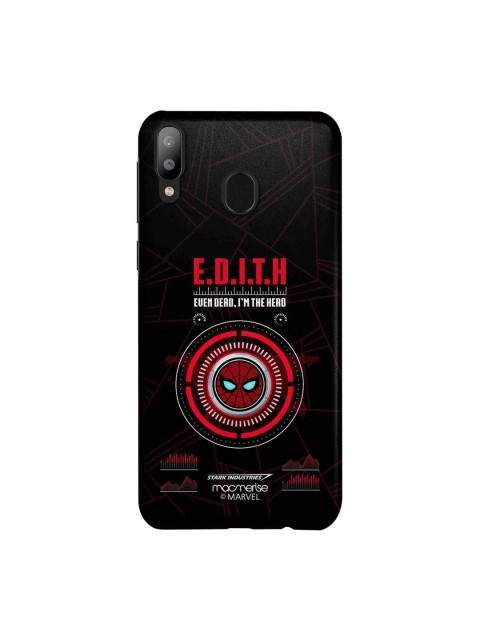 

macmerise Black & Red Marvel Comics Hello Edith Sublime Samsung Galaxy M20 Case