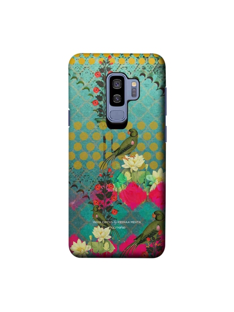 

macmerise Green & Pink Mitthu Miya Sublime Samsung Galaxy S9 Plus Back Case