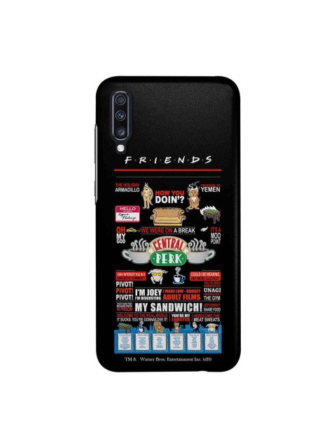 

macmerise Black & Red Friends Favorites Sublime Samsung Galaxy A70 Back Case