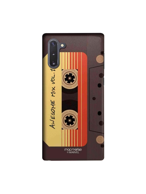 

macmerise Grey & Yellow Marvel Comics Awesome Mix Tape Sublime Samsung Galaxy Note 10 Back Case