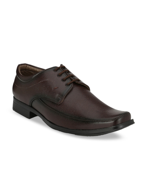 

Sir Corbett Men Brown Solid Formal Derbys