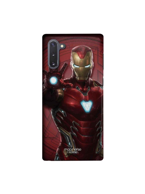 

macmerise Red & Gold-Toned Marvel Comics Iron Man Mark L Armor Sublime Samsung Galaxy Note10 Back Cover