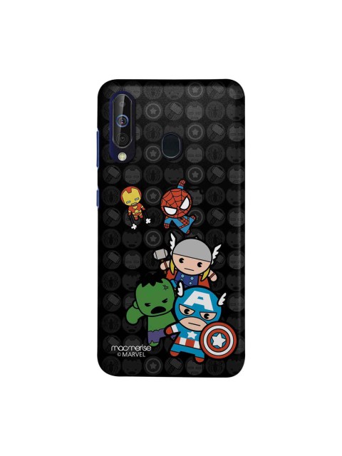 

macmerise Black & Blue Marvel Comics Kawaii Art Sublime Samsung Galaxy M40 Back Case