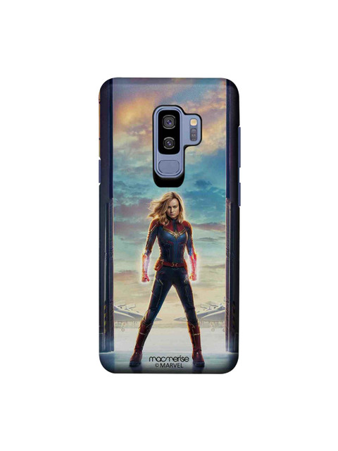 

macmerise Blue & Red Marvel Comics Captain Marvel Poster Sublime Samsung Galaxy S9 Plus Back Case