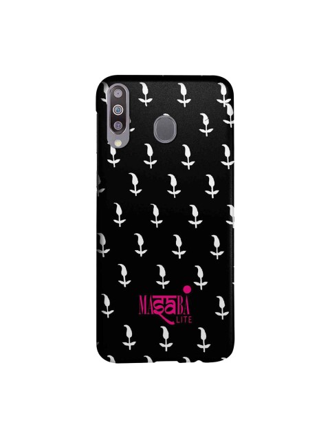 

macmerise Black & White Masaba Leaf Motif Sublime Samsung Galaxy M30 Back Case