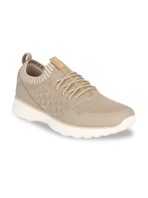 

Red Tape Men Beige Mesh Walking Shoes