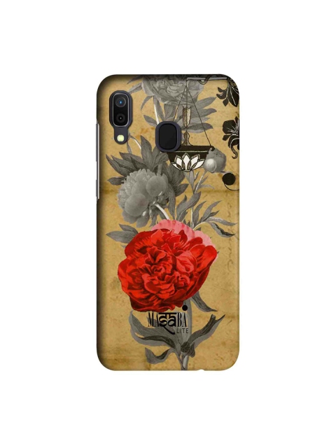 

macmerise Brown & Grey Masaba Floral Scale Samsung Galaxy A30 Back Case