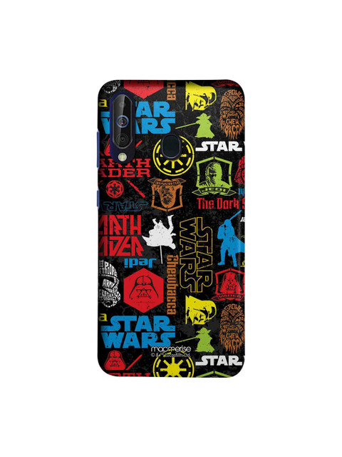 

macmerise Multicoloured Star Wars Mashup Sublime Sublime Samsung Galaxy M40 Back Case, Multi