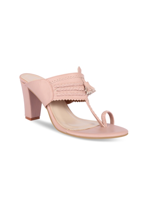 

Sole To Soul Women Pink Solid Sandals