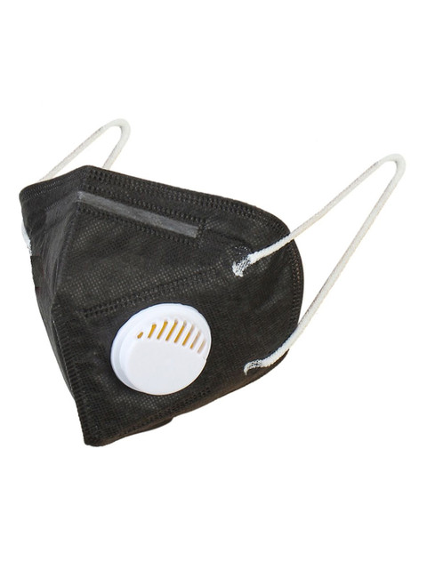 

OOMPH Adults Black Anti-Pollution Reusable 5-Layer Cloth Mask