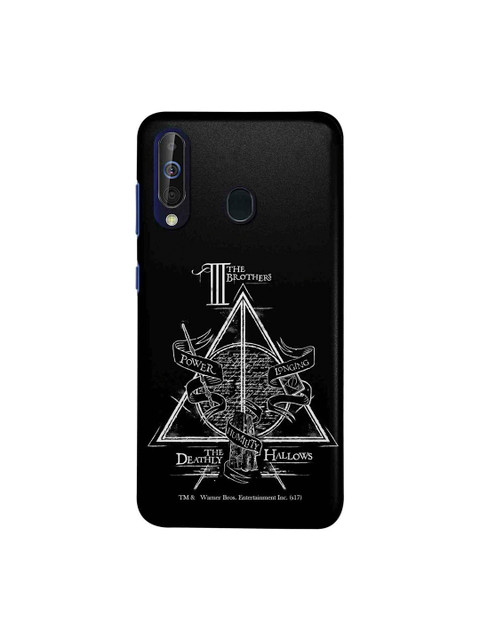 

macmerise Black & White Harry Potter The Deathly Hallows Sublime Samsung Galaxy A60 Back Cover