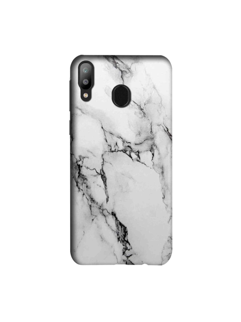 

macmerise White & Grey Marble Lu Samsung Galaxy M20 Back Case