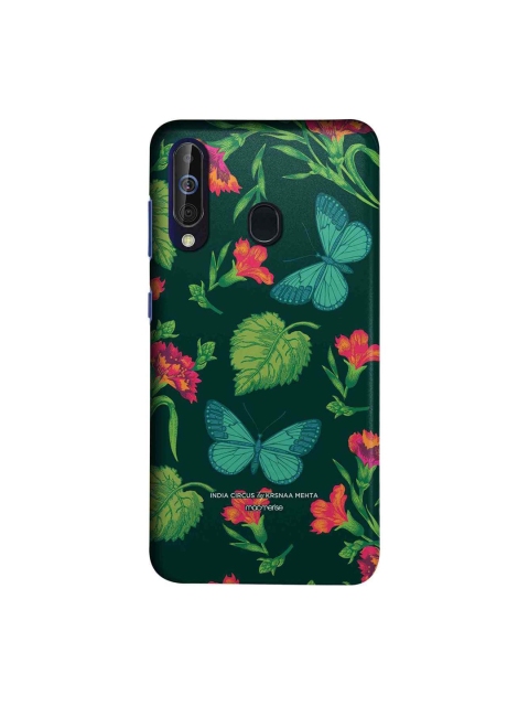 

macmerise Green & Pink Butterfly Effect Sublime Samsung Galaxy A60 Back Case