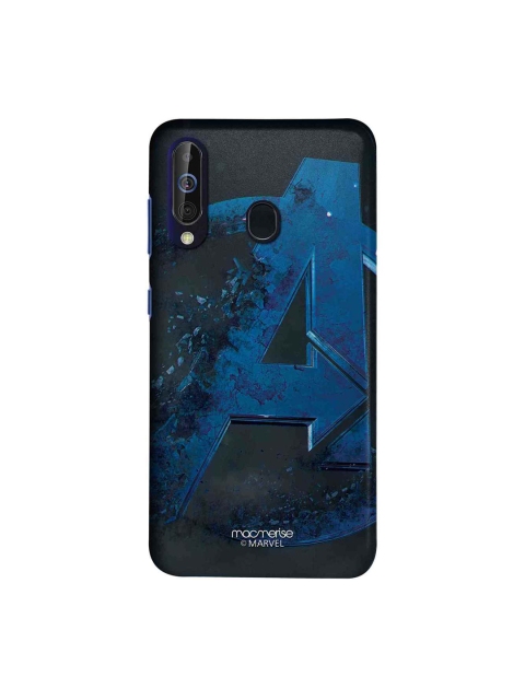 

macmerise Blue & Black Marvel Comics Endgame Logo Sublime Samsung Galaxy M40 Back Case