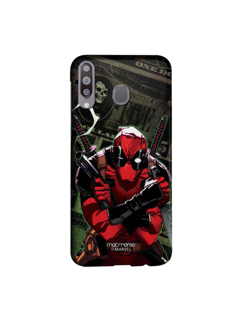 

macmerise Red & Black Marvel Comics Deadpool Dollar Sublime Samsung Galaxy M30 Back Case