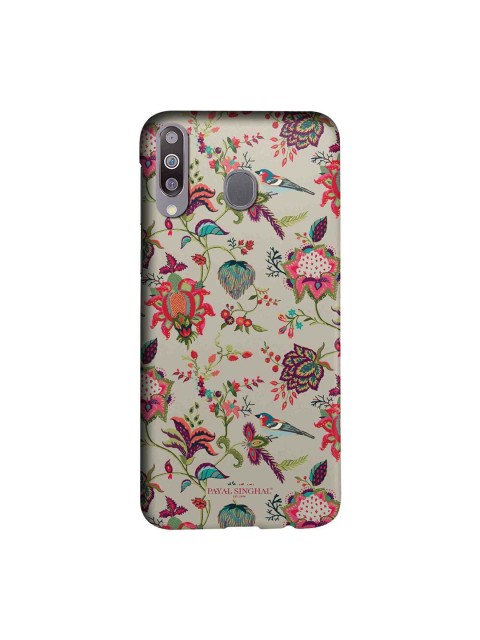 

macmerise Beige & Red Payal Singhal Chidiya Sublime Samsung Galaxy M30 Back Case