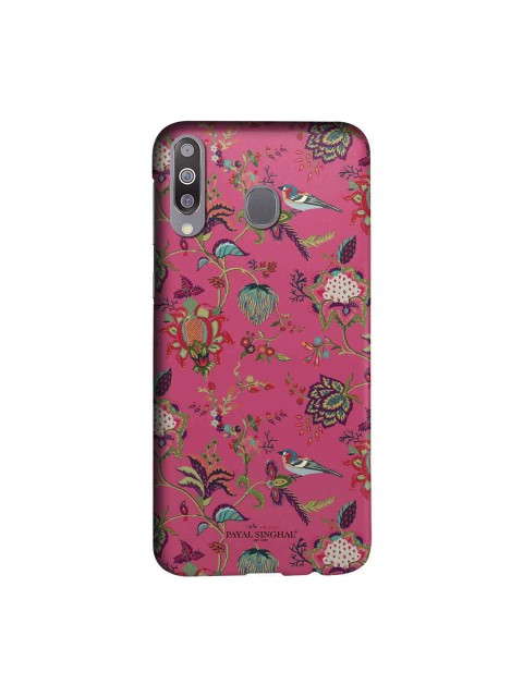

macmerise Pink & Green Payal Singhal Chidiya Sublime Samsung Galaxy M30 Back Case