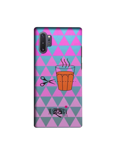 

macmerise Pink & Teal Blue Masaba Cutting Chai Sublime Samsung Galaxy Note 10 Plus Back Case