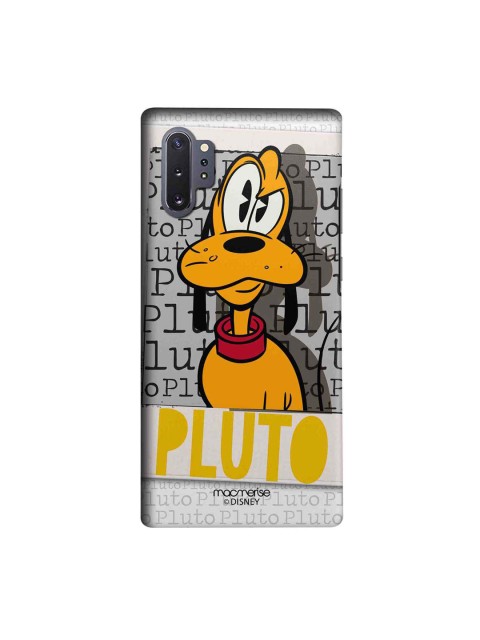 macmerise Grey & Yellow Disney Hello Mr Pluto Sublime Samsung Galaxy Note 10 Plus Back Case