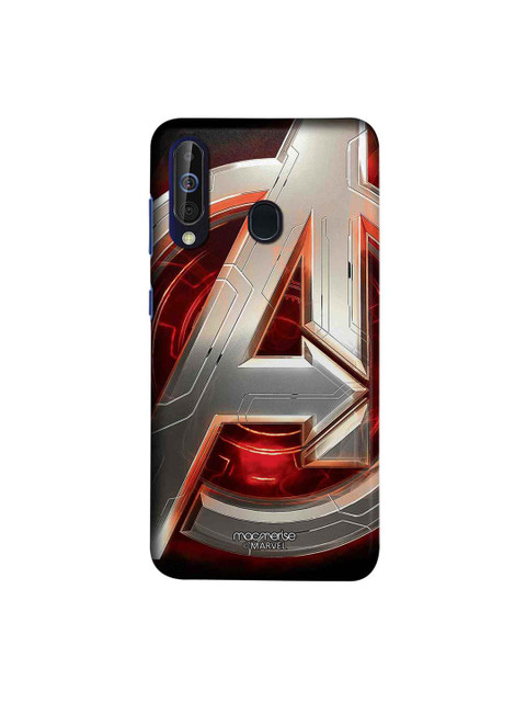 

macmerise Red Marvel Comics Avengers Version 2 Sublime Samsung Galaxy A60 Back Cover, Gold