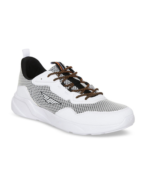 

Red Tape Men White & Black Mesh Walking Shoes