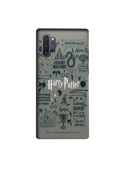 

macmerise Grey & Green Harry Potter Infographic Samsung Galaxy Note 10 Plus Back Case