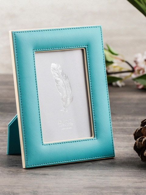 

Pure Home and Living Turquoise Blue Solid Table-Top Photo Frame
