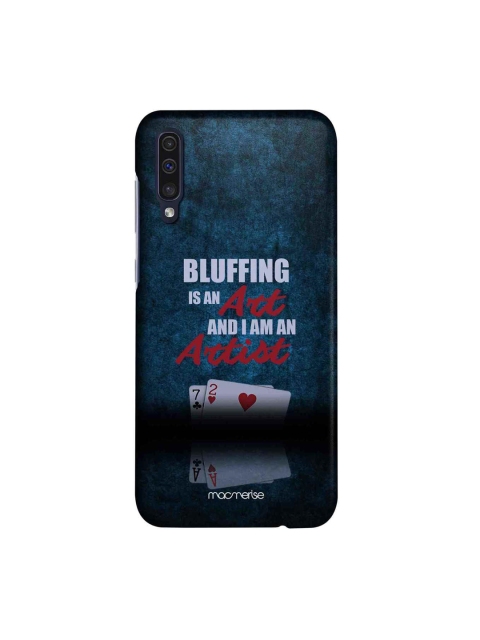 

macmerise Blue & White Art of Bluffing Sublime Samsung Galaxy A50 Back Case