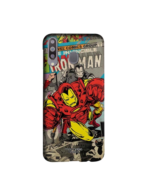 

macmerise Grey & Red Marvel Comics Ironman Sublime Samsung Galaxy M30 Back Case