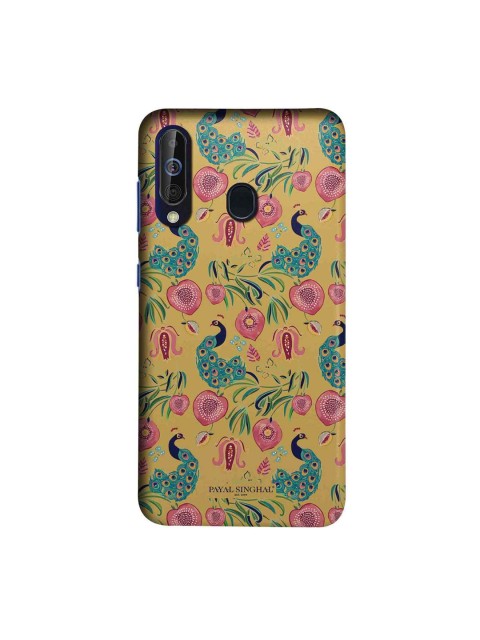 

macmerise Mustard Yellow & Pink Payal Singhal Anaar & Mor Sublime Samsung Galaxy A60 Back Case