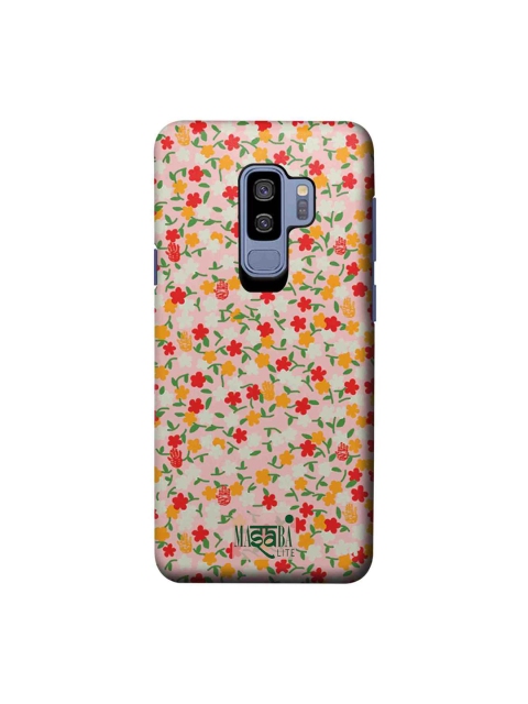 

macmerise Pink & Red Masaba Dense Floral Sublime Samsung Galaxy S9 Plus Back Case