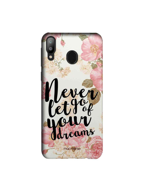 

macmerise Grey & Pink Your Dreams Samsung Galaxy M20 Back Case