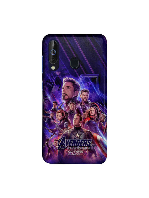 

macmerise Blue & Purple Marvel Comics Avengers Endgame Poster Sublime Samsung Galaxy M40 Back Case