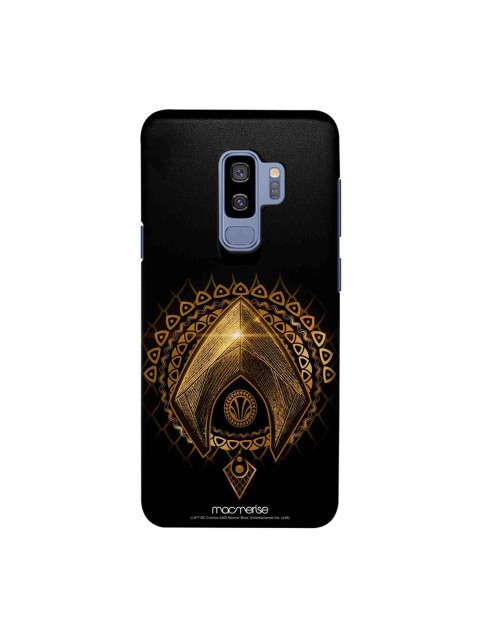 

macmerise Black & Gold-Toned Aquaman Logo Sublime Samsung Galaxy S9 Plus Back Case