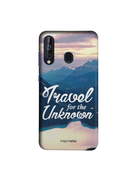 

macmerise Beige & Blue Travel For The Unknown Sublime Samsung Galaxy A60 Back Cover