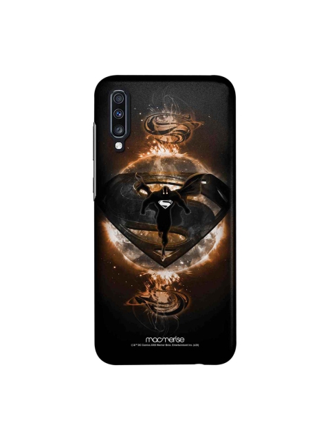 

macmerise Black & Yellow DC Comics Superman Rage Sublime Samsung Galaxy A70 Back Cover