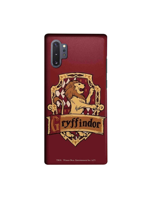 

macmerise Red & Brown Harry Potter Crest Gryffindor Sublime Samsung Galaxy Note 10 Plus Back Case