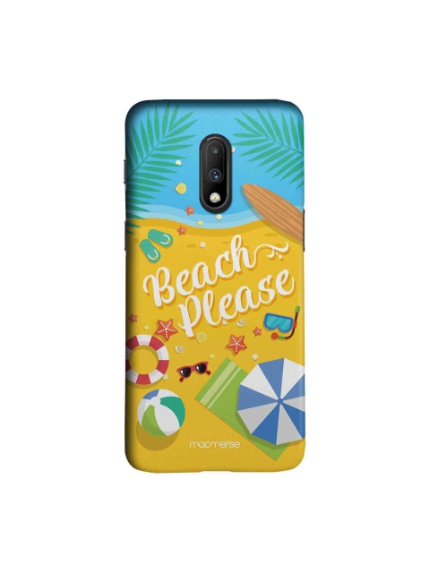 

macmerise Yellow & Blue Beach Please Sublime OnePlus 7 Back Cover