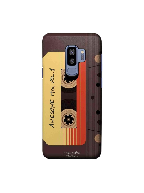 

macmerise Brown & Yellow Marvel Comics Awesome Mix Tape Sublime Samsung Galaxy S9 Plus Back Case