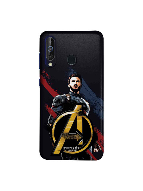 

macmerise Black & Blue Marvel Comics Captain America Postcard Sublime Samsung Galaxy M40 Back Case