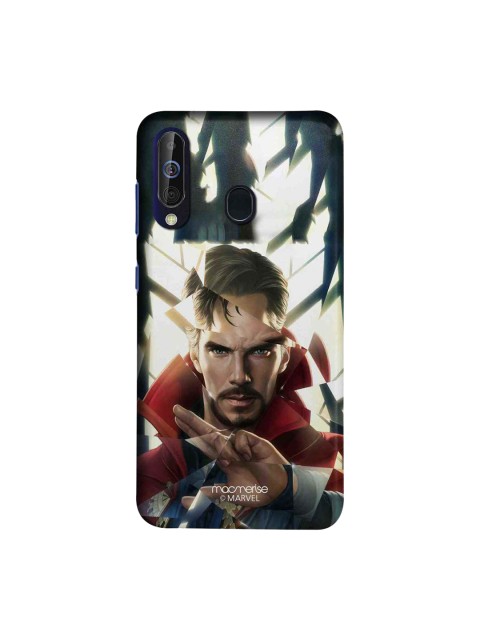 

macmerise Black & White Marvel Comics Doctor Strange Geometric Sublime Samsung Galaxy A60 Back Case