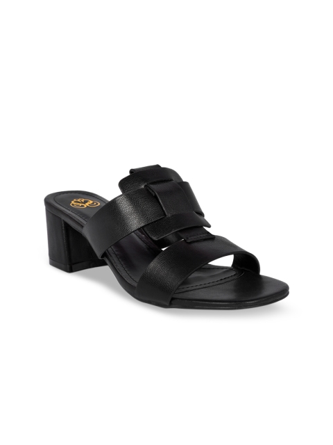 

Sole To Soul Women Black Solid Mules