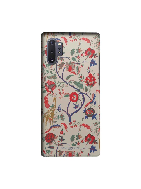 

macmerise Beige & Red Payal Singhal Giraffe Print Sublime Samsung Galaxy Note10 Plus Back Cover