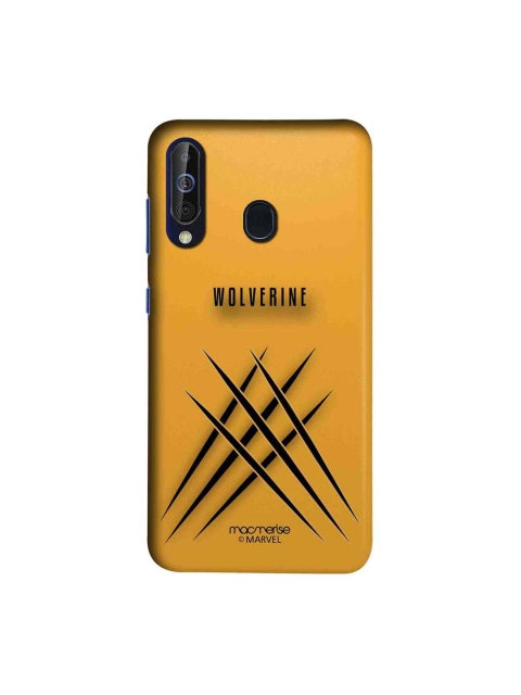 

macmerise Yellow & Black Marvel Wolverine Printed Samsung Galaxy M40 Back Case