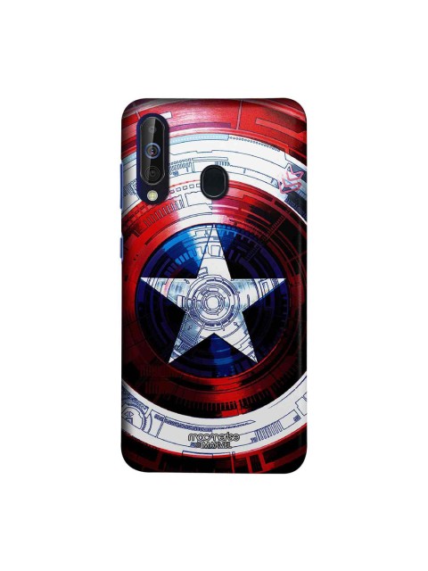 

macmerise Red & Blue Marvel Comics Captains Shield Decoded Sublime Samsung Galaxy A60 Back Case